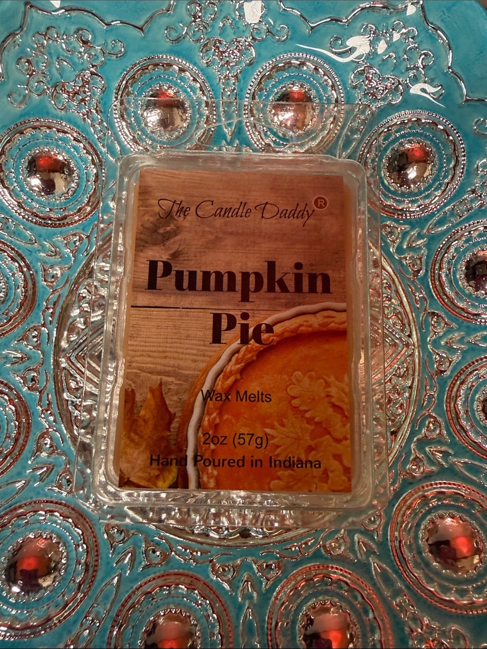 The Candle Daddy Pumpkin Pie Wax Melts - Orange